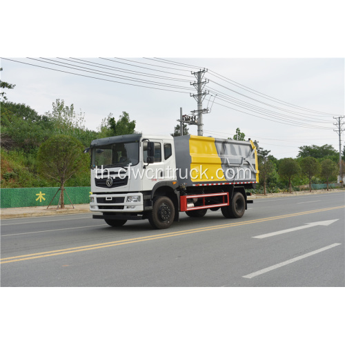 Dongfeng D9 รถบรรทุกขยะมูลฝอยชุมชนปิดผนึก